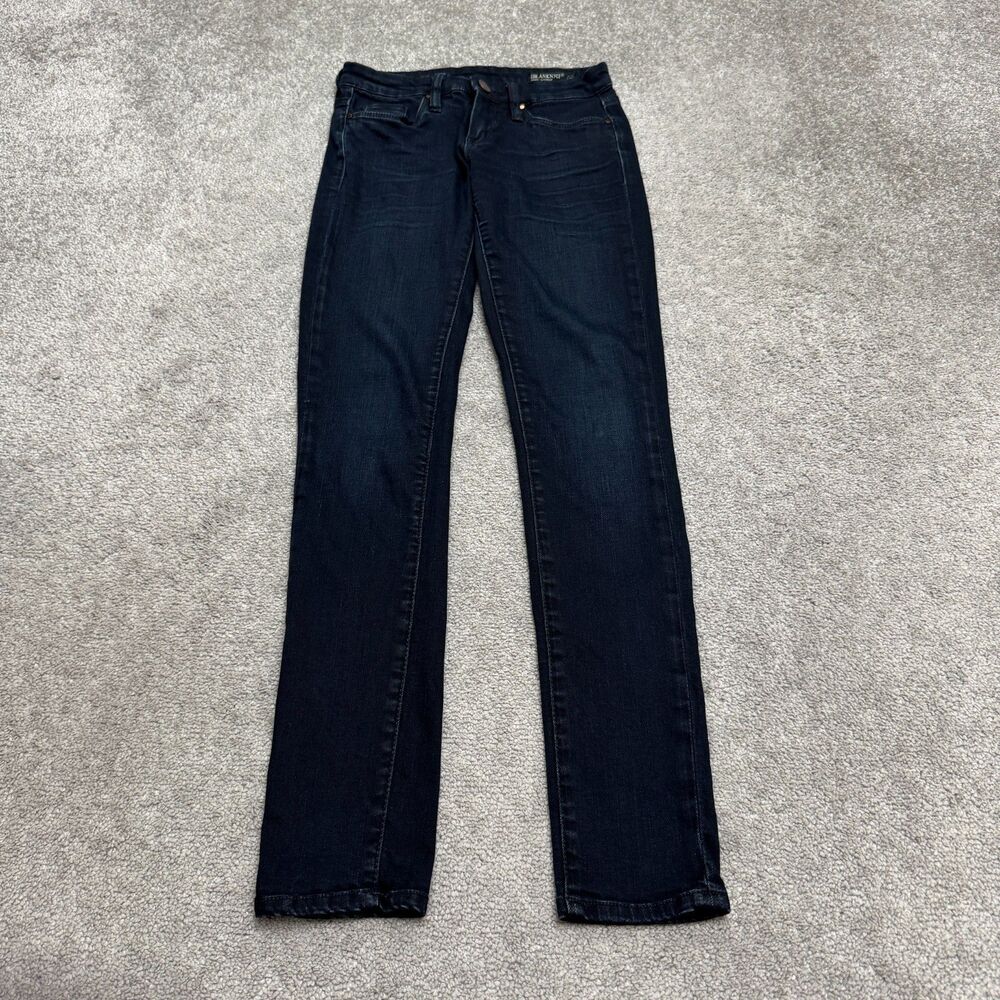 BLANKNYC Skinny Classique Denim Jeans Women 24 Dark Wash Low Rise Stretch Casual